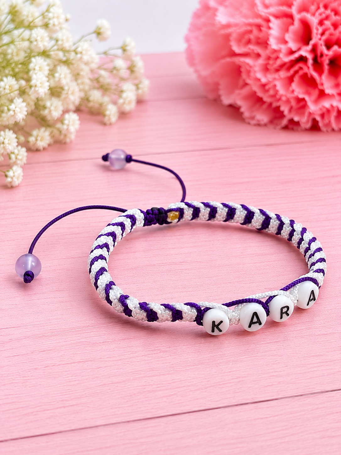 Pulsera Susurro de Lavanda 💜 | Personalizada con Nombre